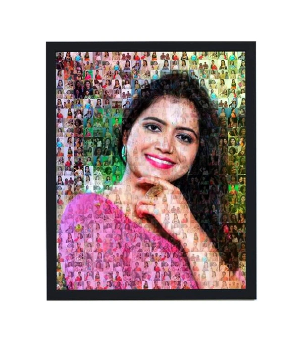 Customized Gift Best Friends Reel Photo Collage gift for Friends, BFF with Frame, Birthday Gift, Anniversary Gift Table (Multicolor, 1 Photo(s), 9"*6") 