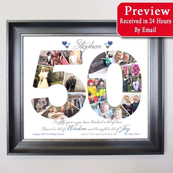 Customized Gift Best Friends Reel Photo Collage gift for Friends, BFF with Frame, Birthday Gift, Anniversary Gift Table (Multicolor, 1 Photo(s). 