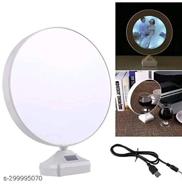 MAGIC MIRROR PHOTO FRAME CUSTOMISED GIFT FOR BEST FRIEND , MOM , DAD , BIRTHDAY , ANNIVERSARY BEST GIFTName: MAGIC MIRROR PHOTO FRAME CUSTOMISED GIFT FOR BEST FRIEND , MOM , DAD , BIRTHDAY , ANNIVERSARY BEST GIFTMaterial: PlasticProduct Breadth: 20 cmProduct Height: 25 cmProduct Length: 20 cmNet Quantity (N): 1Introducing the Magic Mirror Photo Frame – the ultimate gift that combin