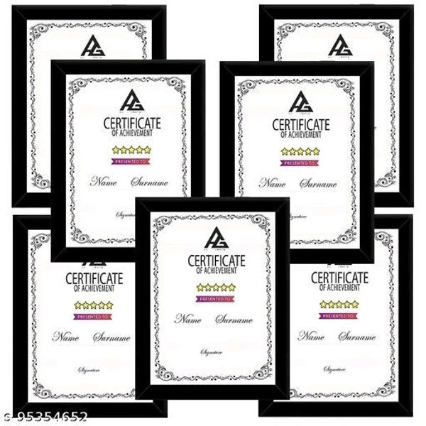 AG Crafts™ Brown Frame with Mount Set of 12 Individual Photo Frames (6"x8"-12 Set with Mount) (Brown with Mount) (Brown)Name: AG Crafts™ Brown Frame with Mount Set of 12 Individual Photo Frames (6"x8"-12 Set with Mount) (Brown with Mount) (Brown)Material: WoodenProduct Breadth: 8 cmProduct Height: 4 cmProduct Length: 12 cmMultipack: 12This Set of Photo Frames by can be A Great Way 