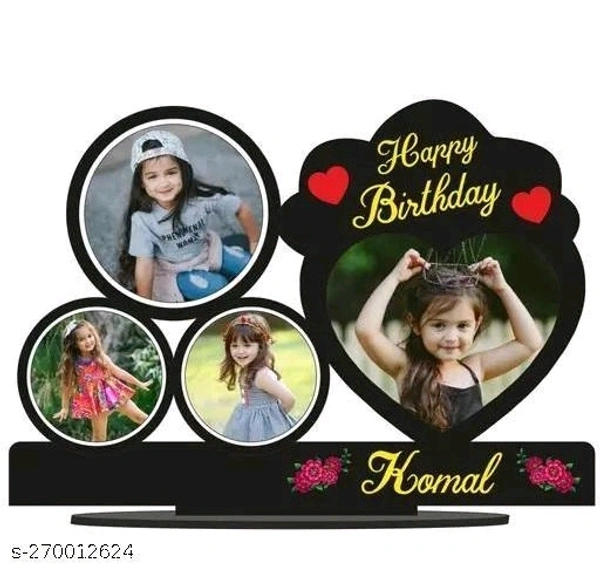 VNI - Customized Table Top Photo Frame With Name | Best Gift For, Birthday, Friend, Brother, Sister, Boyfriend, Girlfriend, Husband, Wife,Name: VNI - Customized Table Top Photo Frame With Name | Best Gift For, Birthday, Friend, Brother, Sister, Boyfriend, Girlfriend, Husband, Wife,Material: WoodProduct Breadth: 0.5 InchProduct Height: 10 InchProduct Length: 12 InchNet Quantity (N):