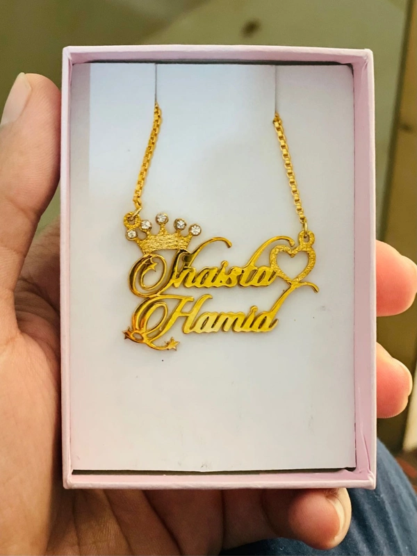 CUSTOMIZED / Personalised single  NAME NECKLACE WITH CROWN,HEART,STAR Pendant Keychain With Ur name Or Love One Name With 24k Gold Plating And lazer Engraved Finish,,YOUR NAME ADDRESS FIRST (name)Name: CUSTOMIZED / Personalised single  NAME NECKLACE WITH CROWN,HEART,STAR Pendant Keychain With Ur name Or Love One Name With 24k Gold Plating And lazer Engraved Finish,,YOUR NAME ADDRES