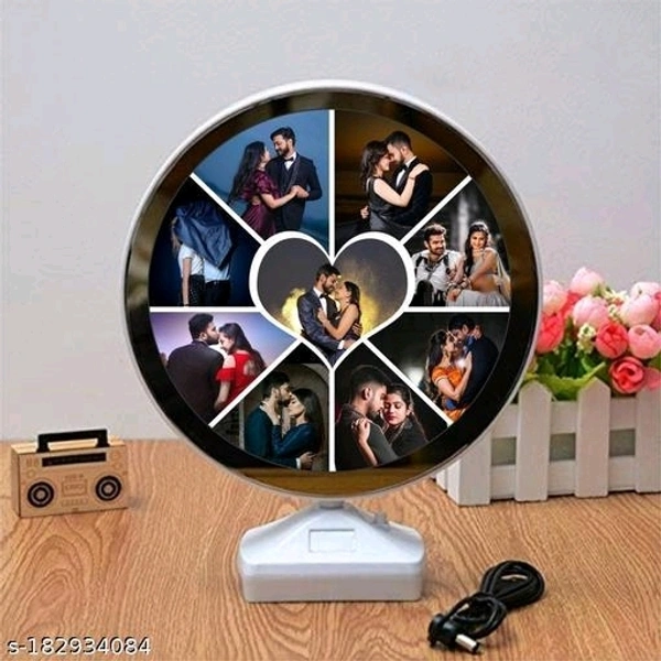 Magic Mirror Cum Photo Frame Personalized Customized with LED Light 9 PHOTO REQUIREDName: Magic Mirror Cum Photo Frame Personalized Customized with LED Light 9 PHOTO REQUIREDMaterial: PlasticProduct Breadth: 1.5 cmProduct Height: 24 cmProduct Length: 20 cmNet Quantity (N): 1Magic Mirror Cum Photo Frame Personalized Customized with LED Light 9 PHOTO REQUIREDCountry of Origin: India