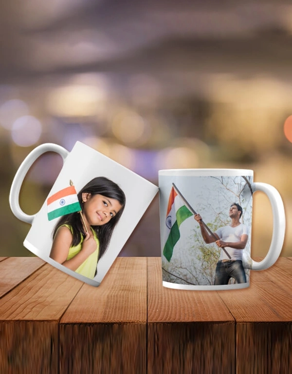 Personalized Photo Mugs  - Black, White