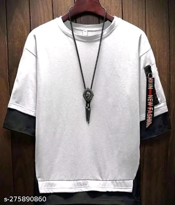 Catalog Name:*Stylish Retro Men Tshirts*Fabric: Cotton BlendSleeve Length: Three-Quarter SleevesPattern: SolidNet Quantity (N): 2Sizes:S (Chest Size: 36 in, Length Size: 26 in) M (Chest Size: 38 in, Length Size: 27 in) L (Chest Size: 40 in, Length Size: 28 in) XL (Chest Size: 42 in, Length Size: 29 in) Dispatch: 1 Day*Proof of Safe Delivery! Click to know on Safety Standards of Del
