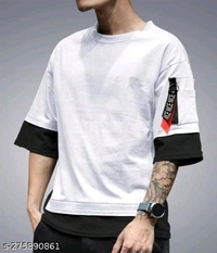 Catalog Name:*Stylish Retro Men Tshirts*Fabric: Cotton BlendSleeve Length: Three-Quarter SleevesPattern: SolidNet Quantity (N): 2Sizes:S (Chest Size: 36 in, Length Size: 26 in) M (Chest Size: 38 in, Length Size: 27 in) L (Chest Size: 40 in, Length Size: 28 in) XL (Chest Size: 42 in, Length Size: 29 in) Dispatch: 1 Day*Proof of Safe Delivery! Click to know on Safety Standards of Del