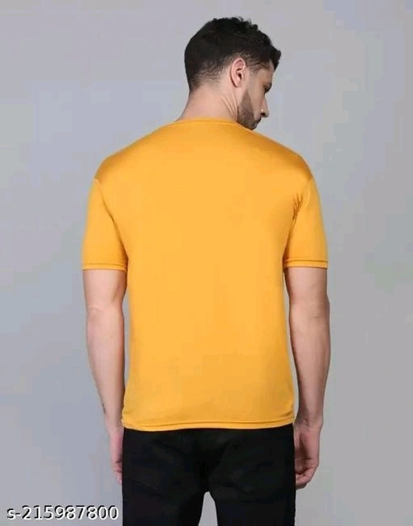 Best Selling Printed Half Sleeeves T shirt for man  (pack Of - 1)Name: Best Selling Printed Half Sleeeves T shirt for man  (pack Of - 1)Fabric: PolyesterSleeve Length: Short SleevesPattern: PrintedNet Quantity (N): 1Sizes:M (Chest Size: 38 in, Length Size: 27 in) L (Chest Size: 40 in, Length Size: 28 in) XL (Chest Size: 42 in, Length Size: 29 in) We deliver full high quality print 
