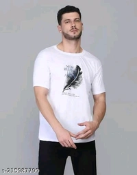 Best Selling Printed Half Sleeeves T shirt for man  (pack Of - 1)Name: Best Selling Printed Half Sleeeves T shirt for man  (pack Of - 1)Fabric: PolyesterSleeve Length: Short SleevesPattern: PrintedNet Quantity (N): 1Sizes:M (Chest Size: 38 in, Length Size: 27 in) L (Chest Size: 40 in, Length Size: 28 in) XL (Chest Size: 42 in, Length Size: 29 in) We deliver full high quality print 