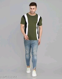 SWIFTLY Men's Pure Cotton 2 Panel Round Neck Half Sleeve T-shirtName: SWIFTLY Men's Pure Cotton 2 Panel Round Neck Half Sleeve T-shirtFabric: CottonSleeve Length: Short SleevesPattern: ColorblockedNet Quantity (N): 1Sizes:S (Chest Size: 38 in, Length Size: 26 in) M (Chest Size: 40 in, Length Size: 27 in) L (Chest Size: 42 in, Length Size: 27.5 in) XL (Chest Size: 44 in, Length Size