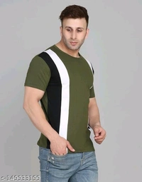SWIFTLY Men's Pure Cotton 2 Panel Round Neck Half Sleeve T-shirtName: SWIFTLY Men's Pure Cotton 2 Panel Round Neck Half Sleeve T-shirtFabric: CottonSleeve Length: Short SleevesPattern: ColorblockedNet Quantity (N): 1Sizes:S (Chest Size: 38 in, Length Size: 26 in) M (Chest Size: 40 in, Length Size: 27 in) L (Chest Size: 42 in, Length Size: 27.5 in) XL (Chest Size: 44 in, Length Size