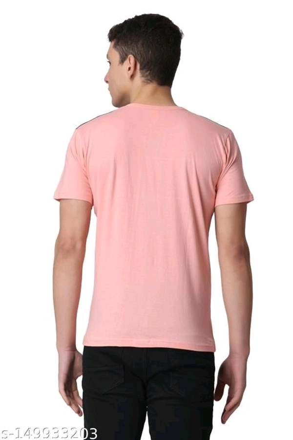 SWIFTLY Men's Pure Cotton 2 Panel Round Neck Half Sleeve T-shirtName: SWIFTLY Men's Pure Cotton 2 Panel Round Neck Half Sleeve T-shirtFabric: CottonSleeve Length: Short SleevesPattern: ColorblockedNet Quantity (N): 1Sizes:S (Chest Size: 38 in, Length Size: 26 in) M (Chest Size: 40 in, Length Size: 27 in) L (Chest Size: 42 in, Length Size: 27.5 in) XL (Chest Size: 44 in, Length Size