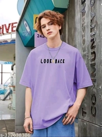  Trendy Over Size Tshirts For Mens Boys Name:  Trendy Over Size Tshirts For Mens Boys Fabric: CottonSleeve Length: Short SleevesPattern: PrintedNet Quantity (N): 1Sizes:L, XL, XXLCountry of Origin: India