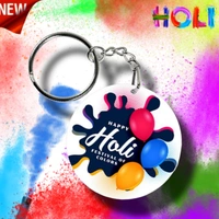 Happy Holi Keychain For Gift 🎁