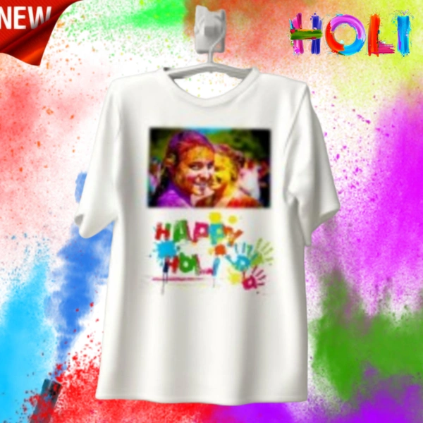 Holi Special Tshirt For Men & Women 😉 ❤️ - M