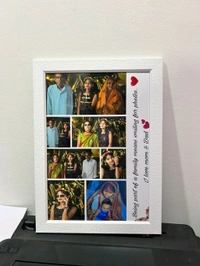 Customized Photo Frame's For Special One . Best Gift 🎁 A4/A3/A3+ More Size's  White Frame  - A4