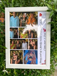 Customized Photo Frame's For Special One . Best Gift 🎁 A4/A3/A3+ More Size's  White Frame  - A4