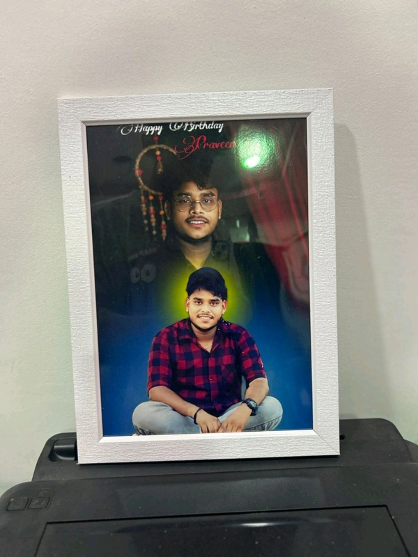 Customized Photo Frame's For Special One . Best Gift 🎁 A4/A3/A3+ More Size's  White Frame 