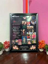 Express Shop  Customized A3 Size Photo Frame , Happy Birthday , Anniversary & More Gifts For Special One 🎉 12*18 - Black