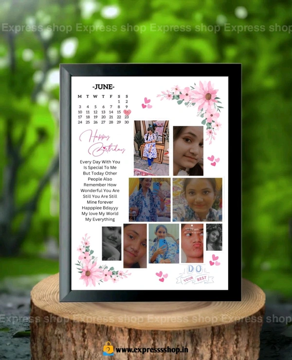 Customized A4 Size Photo Frame , Happy Birthday , Anniversary & More Gifts For Special One 🎉