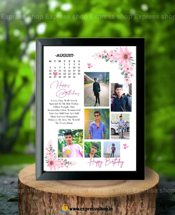 Customized A4 Size Photo Frame , Happy Birthday , Anniversary & More Gifts For Special One 🎉