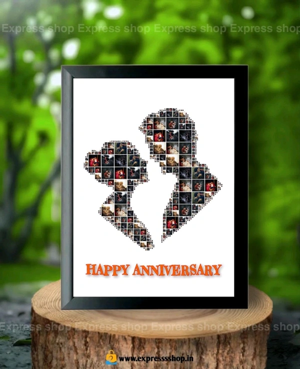 Happy Anniversary Customized Photo Frame A4 
