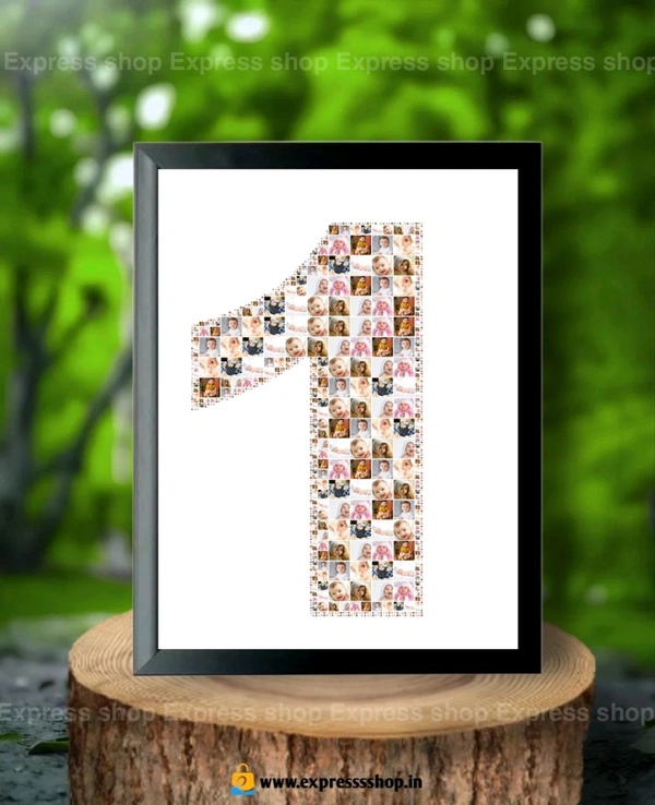 Customized Baby Birthday Date Photo Frame 🪟 ❤️ 10*12
