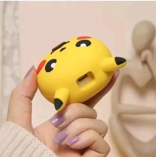 Express Shop  iPhone Charger Cover For 18W/20W | Cartoon Character 3D Design Poke Pichachu Cable Protector (Yellow) - Android
