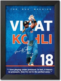 Express Shop  Virat Kohli Poster 18 Frame ❤️ - A4