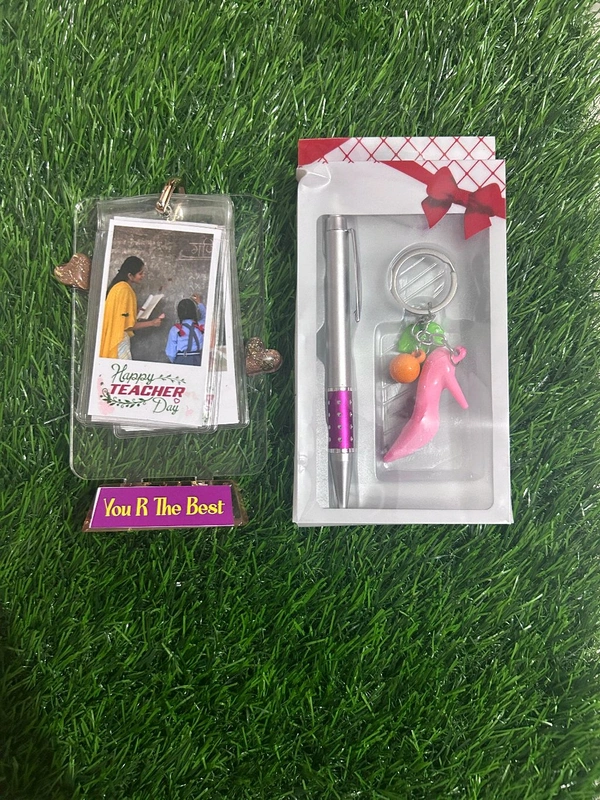 Express Shop  Customized Teacher Day Photo Set 4 & Pen Set Combo 