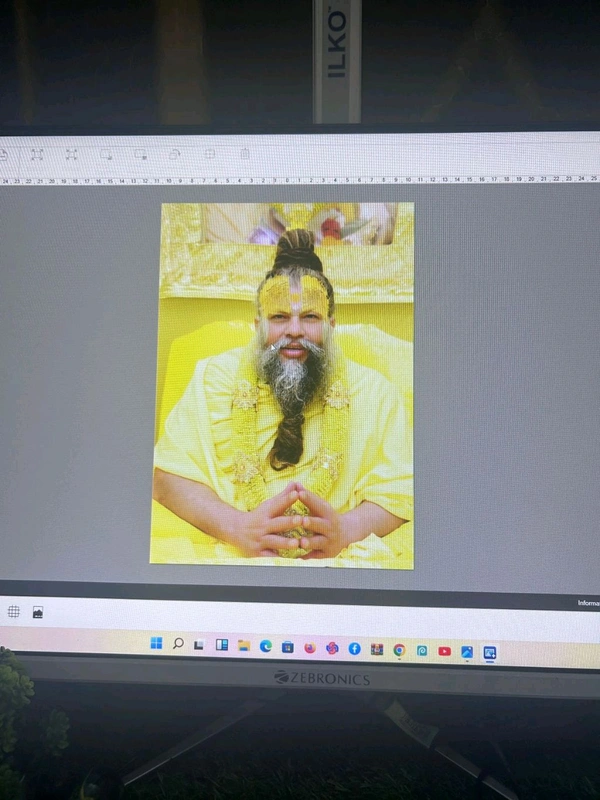 Express Shop  premanand ji maharaj Photo Frame A4 Size  - A3
