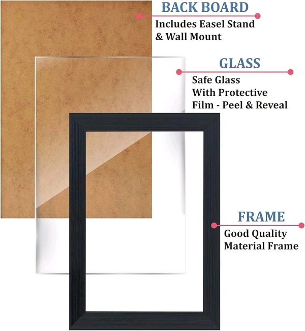 Wholesale Frame Set 10 ( Black Colour. ) 1inc 