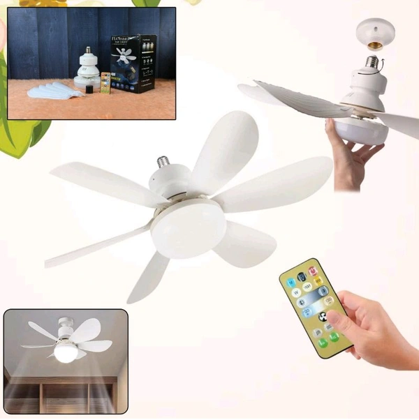 40W LED Ceiling Fan Remote Control volt 85v/265v Standard Socket Three Lighting Modes Six Fan Blades Three Mode Speeds