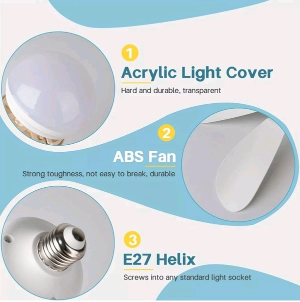 Express Shop  40W LED Ceiling Fan Remote Control volt 85v/265v Standard Socket Three Lighting Modes Six Fan Blades Three Mode Speeds