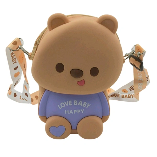 1216 Cute Cartoon Girls' Backpack, Shoulder Bag / Purse, Portable, Mini Silicone Handbag Girls, Children's Bag / Purse for Girls Women, Gift Girls Bag Accessories (1 Pc) 