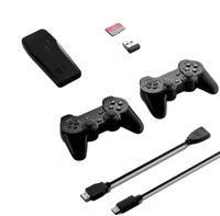 Wireless Controller Gamepad Gaming Console with 10,000+ Games, 4k Ultra HD Game Sticks Output, and 2.4GHz Wireless Controller Video Games with 64gb Memory Card for TV Plug and Play, Dual Player (1 Set / Battery not included)