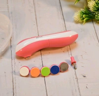 Baby Nail File Electric, Baby Nail Trimmer with 6 Grinding Heads