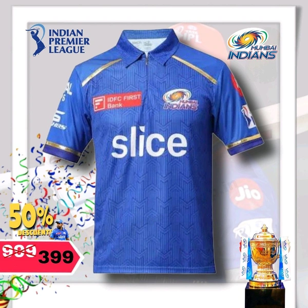 Ipl Jersey MI Team  - XL