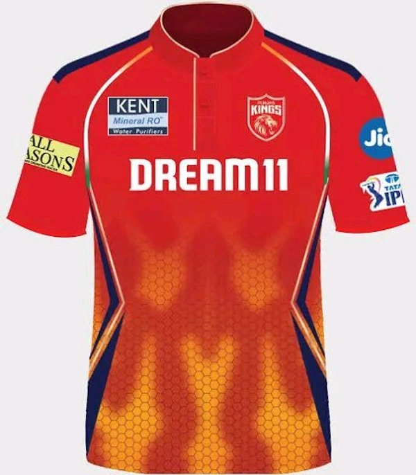Ipl Jersey PUNJAB Team  - M