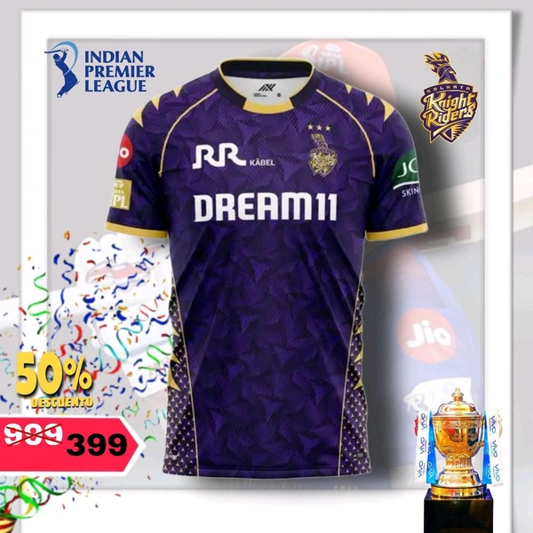 Express Shop  Ipl Jersey KKR Team  - S