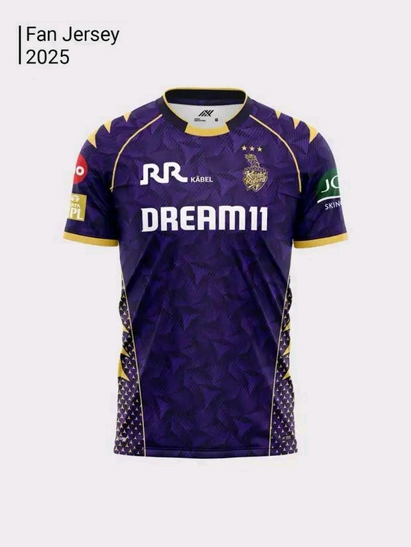Express Shop  Ipl Jersey KKR Team  - M