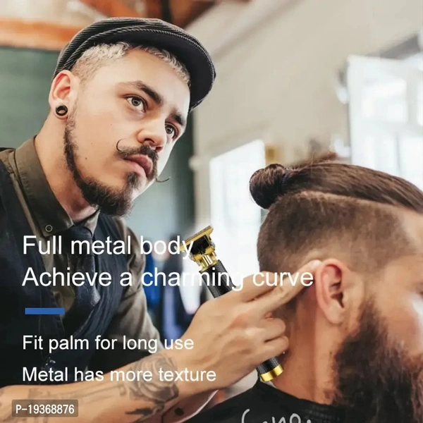 Kemei.Ai *Hair Trimmer For Men Buddha Style Trimmer, Professional Hair Clipper, Adjustable Blade Clipper, Shaver For Men, Retro Oil Head Close Cut Trimming Machine, 1200 mah battery