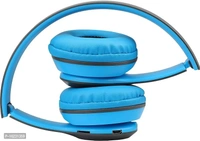 New P47 Wireless Bluetooth Over-Ear Headphones  Features:  Noise Cancelling  - Royal Blue