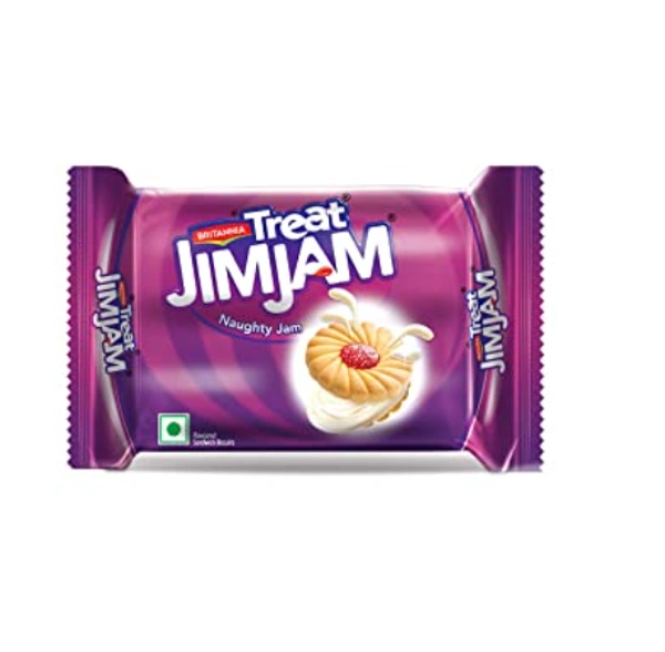 Britannia Treat Jim-Jam Cream Biscuits: 150 gms