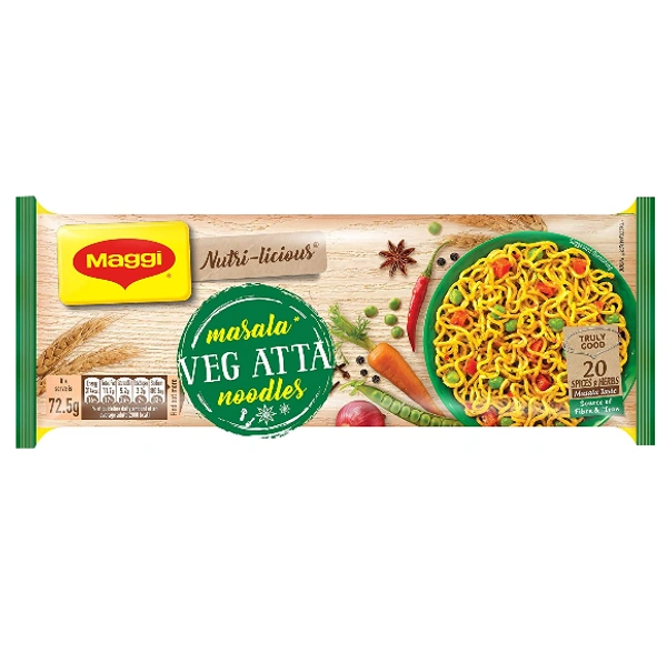 Maggi Masala Veg Atta Noodles : 435 gms