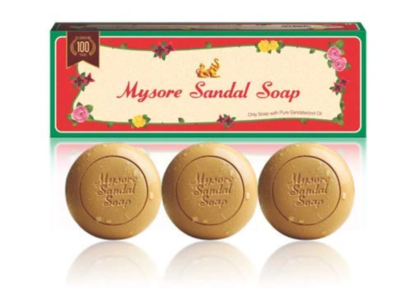 Mysore Sandal Soap: 3x150 gms