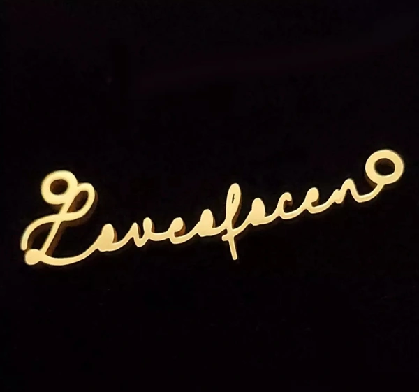 Gold Plated Customized Nacklace