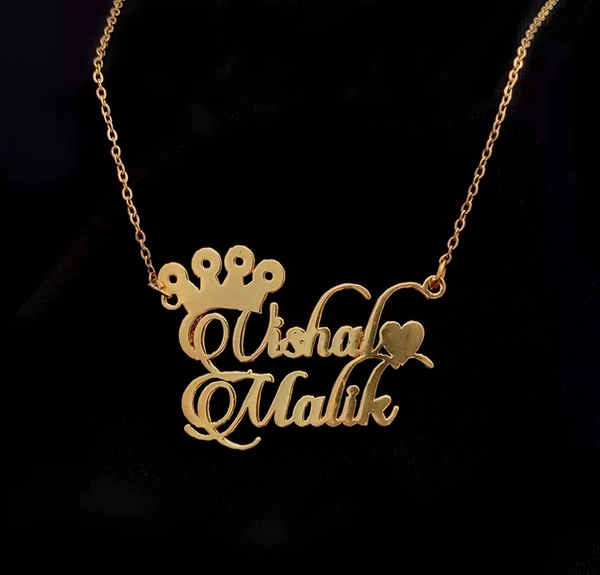 Gold Plated Customized Nacklace