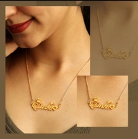 Special style Name Nacklace - Gold