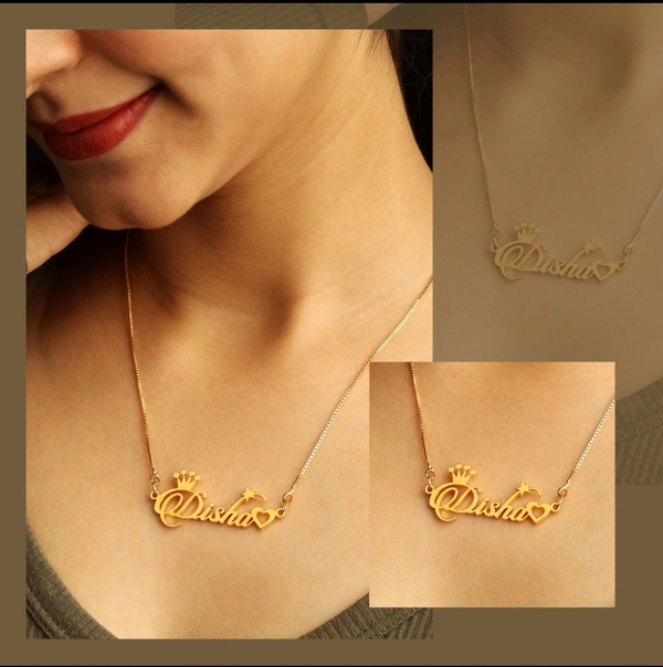 Special style Name Nacklace - Gold