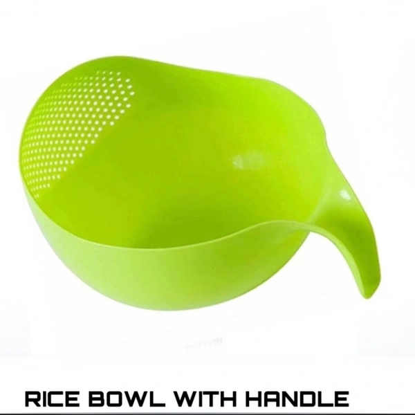 Rice Bowl With Handle - Green